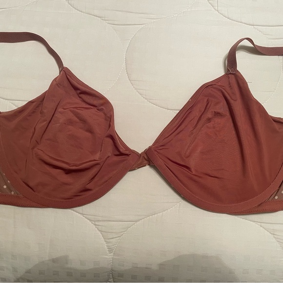 Victoria's Secret Unlined Demi Brown Polka Dot Bra - Picture 8 of 9